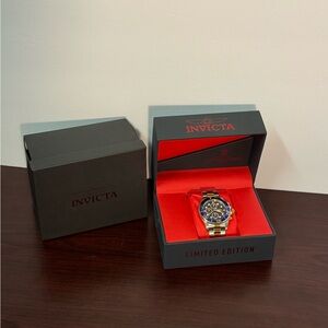 Invicta Pro Diver Men's Watch - 43mm, Steel, Gold (1773)